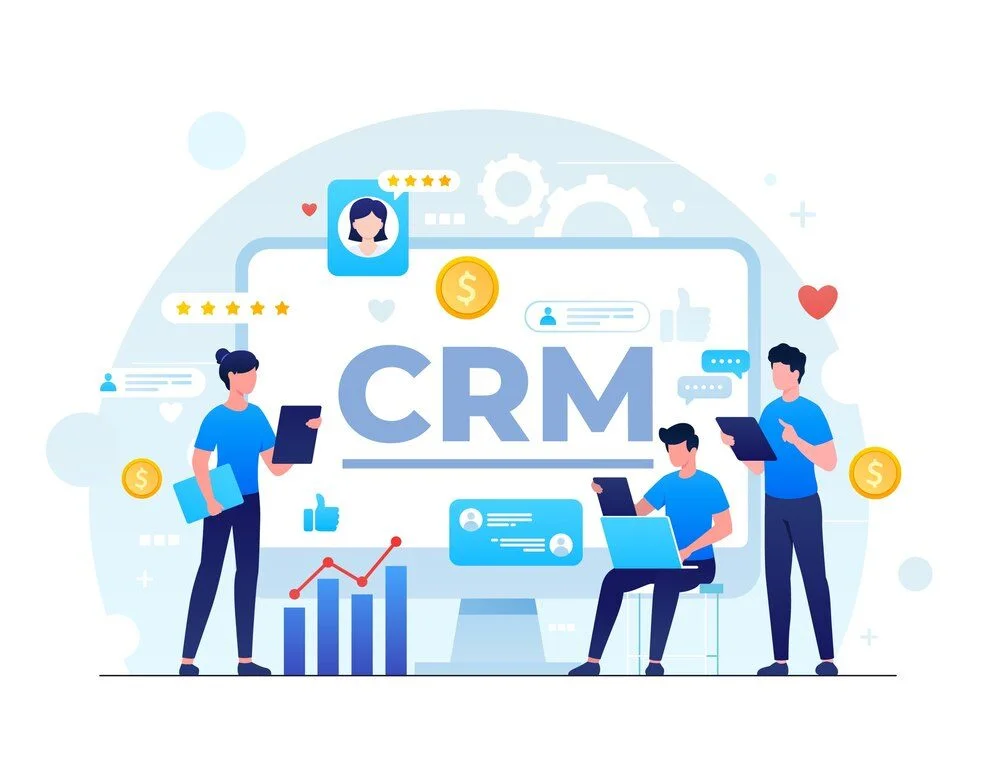 CRM 시스템 검토자를 위한 SI형 CRM과 SaaS형 CRM을 비교하는 아티클의 CRM 이미지